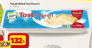 TEKSÜT DİLİMLİ TOST PEYNİRİ TEKSÜT DİLİMLİ TOST PEYNİRİ
